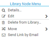 Library Node Menu Library Node Menu
