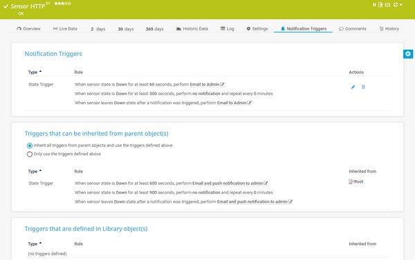Example of Notification Trigger Settings Example of Notification Trigger Settings
