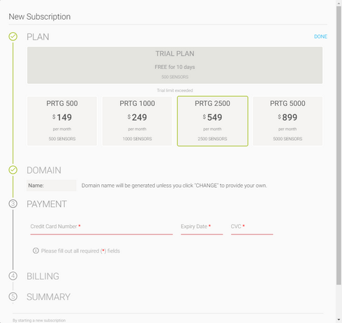Add a New Subscription Add a New Subscription