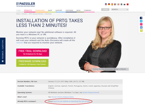 Download PRTG Network Monitor Download PRTG Network Monitor