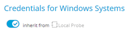 Inherited Credentials for Windows Systems Inherited Credentials for Windows Systems
